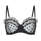 LingaDore LINGADORE LOVE BLACK FLOCK schwarz nicht geformter bh
