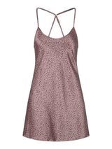 LingaDore Nacht Animal Cork braun/print slipdress