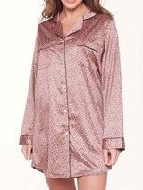 LingaDore Nacht Animal Cork braun/print nachtkleid