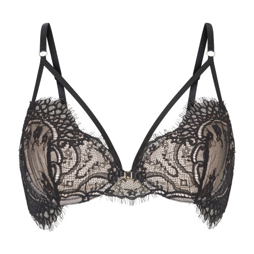 LingaDore Strappy Lace schwarz unwattierter bh