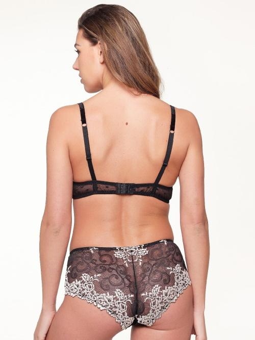 LingaDore Black & Sand schwarz/elfenbein hipster