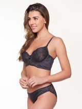 LingaDore Dark Snake navy-blau slip