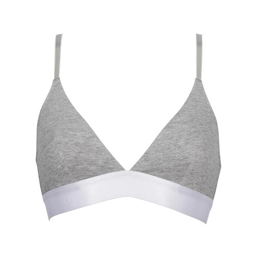 My Basic von After Eden Sporty grey melange ohne bügel bh