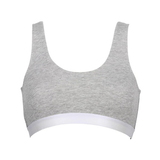 My Basic von After Eden Sporty grey melange ohne bügel bh