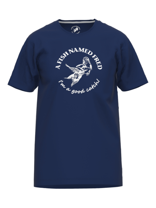 Ein Fisch namens Fred 120001 navy-blau/weiß shirt