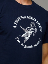 Ein Fisch namens Fred 120001 navy-blau/weiß shirt