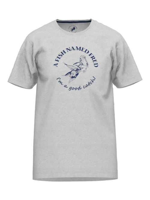 Ein Fisch namens Fred 120001 grey melange shirt