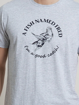 Ein Fisch namens Fred 120001 grey melange shirt