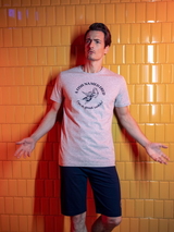 Ein Fisch namens Fred 120001 grey melange shirt