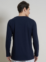 Ein Fisch namens Fred 120002 navy-blau pyjama-shirt