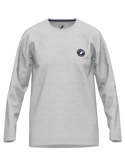 Ein Fisch namens Fred 120002 grey melange pyjama-shirt