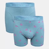 Zaccini Flamingo blau/pink boxershort