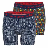 Ein Fisch namens Fred Wintersport  navy-blau/print boxershort