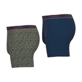 Tom Tailor Leafs navy-blau/print boxershort