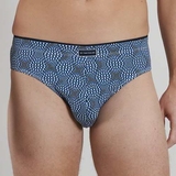Tom Tailor caleidoscoop blau/print männer slip