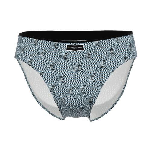 Tom Tailor caleidoscoop blau/print männer slip