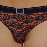 Tom Tailor Blue/Green All over  blau/print männer slip