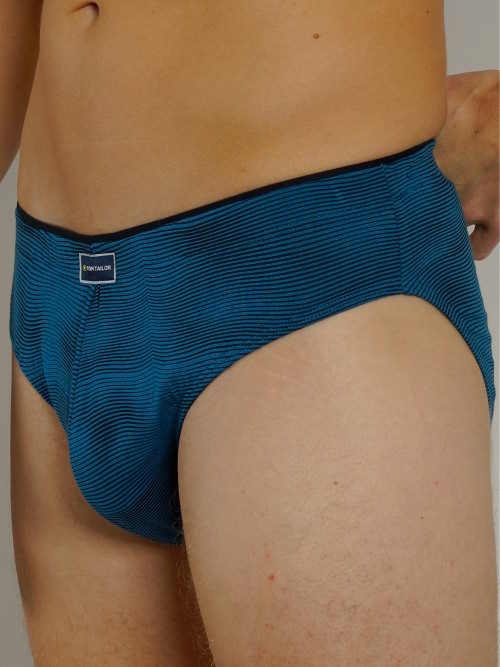 Tom Tailor Wave blau/schwarz männer slip