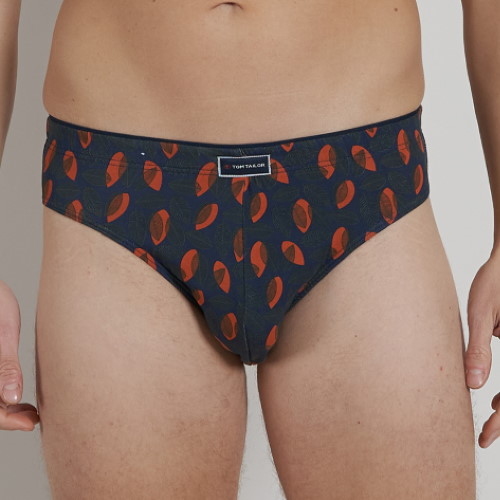 Tom Tailor Autumn grau/orange männer slip