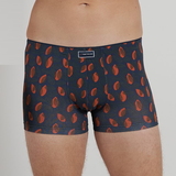 Tom Tailor Autumn grau/orange sport boxershort