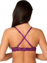 After Eden Anna aubergine push up bh