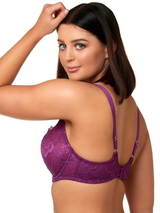 After Eden D-Cup & Up Anna aubergine nicht geformter bh