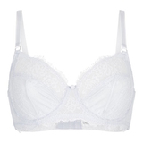 LingaDore Heather Blue weiß nicht geformter bh