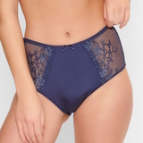 LingaDore Täglich Maxi Slip navy-blau hoher slip