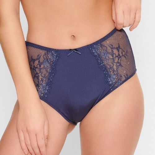 LingaDore Täglich Maxi Slip navy-blau hoher slip