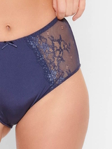 LingaDore Täglich Maxi Slip navy-blau hoher slip