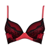 After Eden Norree rot/schwarz push up bh