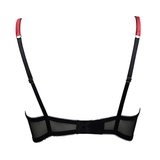After Eden Norree rot/schwarz push up bh