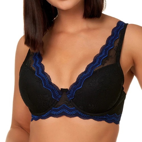 After Eden D-Cup & Up Noa schwarz/blau vorgeformter bh