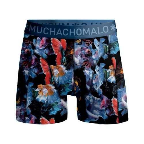 Muchachomalo Aquarium blau/print boxershort