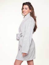 LingaDore Nacht Fluffy grau bademäntel