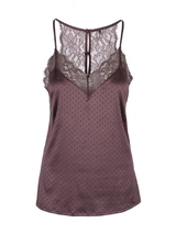 LingaDore Nacht Brown Dots braun schlafshirt