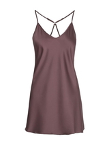 LingaDore Nacht Brown Dots braun slipdress