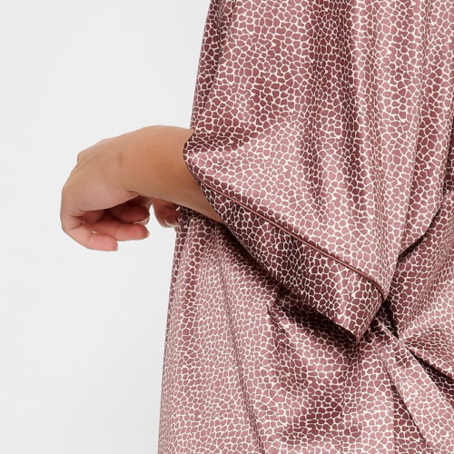 LingaDore Nacht Giraffe braun/print kimono