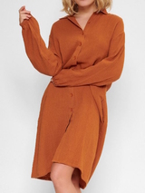 LingaDore Nacht India  leder braun nachtkleid