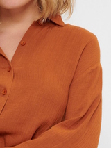 LingaDore Nacht India  leder braun nachtkleid