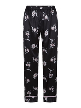 LingaDore Nacht SATIN schwarz/print pyjama