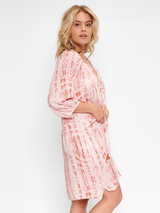 LingaDore Nacht Tie-Dye Hippie orange/print nachtkleid