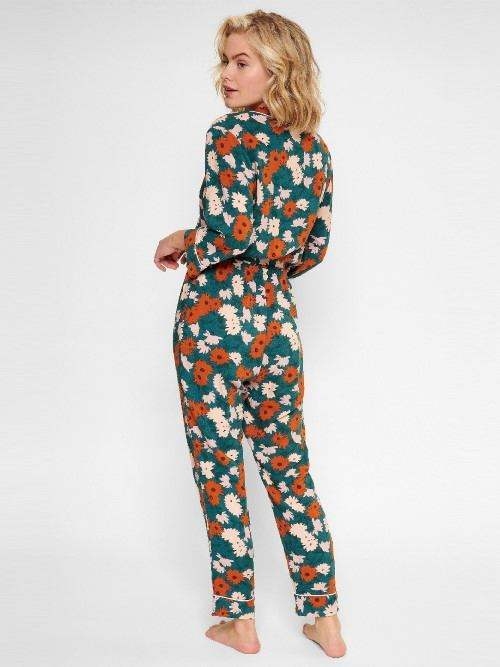 LingaDore Nacht Retro grün/print jumpsuit