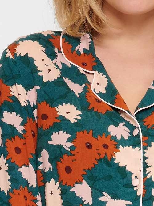 LingaDore Nacht Retro grün/print jumpsuit