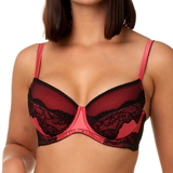 After Eden D-Cup & Up Nikita rot/schwarz vorgeformter bh