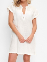 LingaDore Strand Angora White  aus weiß tunika