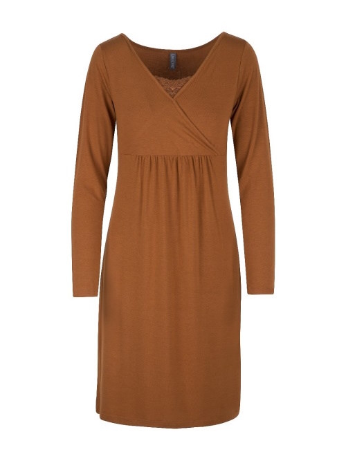 LingaDore Nacht Adobe Rose leder braun nachtkleid