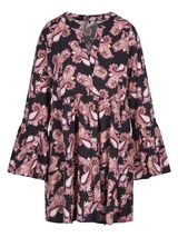 LingaDore Strand Paisley Love schwarz/print tunika