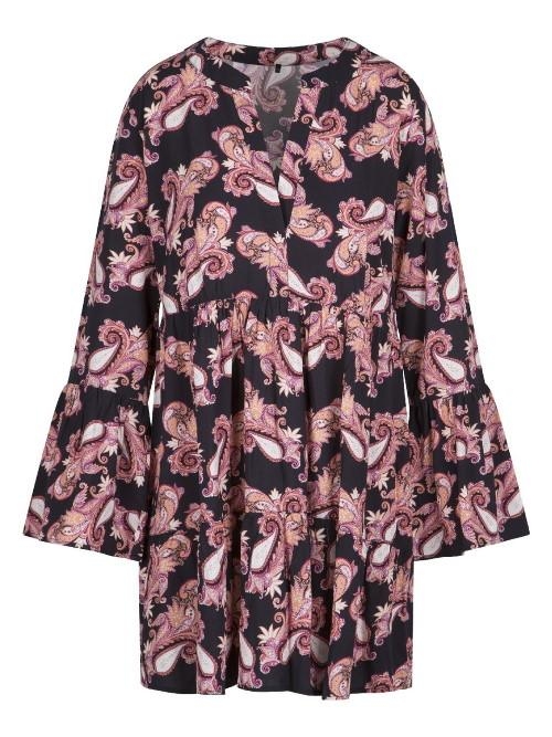 LingaDore Strand Paisley Love schwarz/print tunika