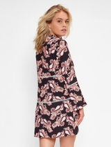 LingaDore Strand Paisley Love schwarz/print tunika